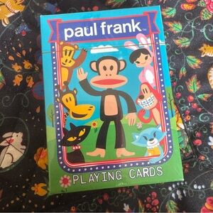 NEW Paul Frank Playing Cards Aquarius Kids Games Gift Julius Monkey Toys Sealed